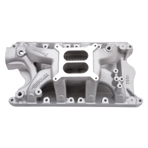 Edelbrock - Edelbrock Performer RPM Air-Gap Ford 351W Dual Plane Intake Manifold W/ 4150 Flange - Satin Finish