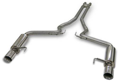 Bassani - Ford Mustang GT 2015 Bassani 3" X-Cross Over and Race Muffler Cat-back System to Bassani Long Tube Headers - Image 1