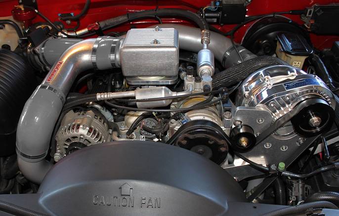 Gm Truck Suv 1996 2000 5 7l Procharger Ho Intercooled System Kit With P 1sc 1gh212 Sci Ati Procharger Supercharger System Kit Treperformance Com