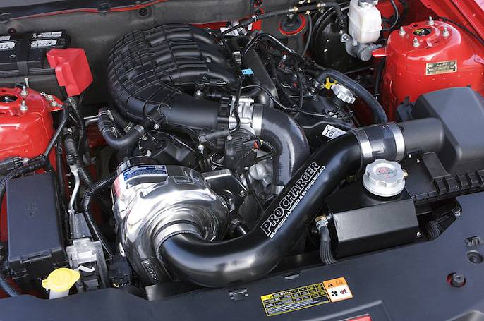 ATI/Procharger - Ford Mustang V6 2011-2014 3.7L 4V Procharger - Intercooled P1SC1 - Image 1