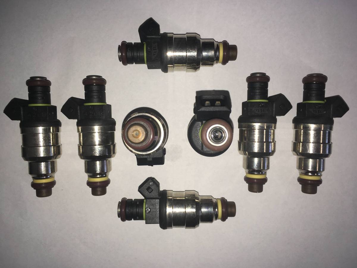 8x 24LB Fuel Injectors For F55E-A2E Ford Mustang Lincoln 88-97 F250 F350