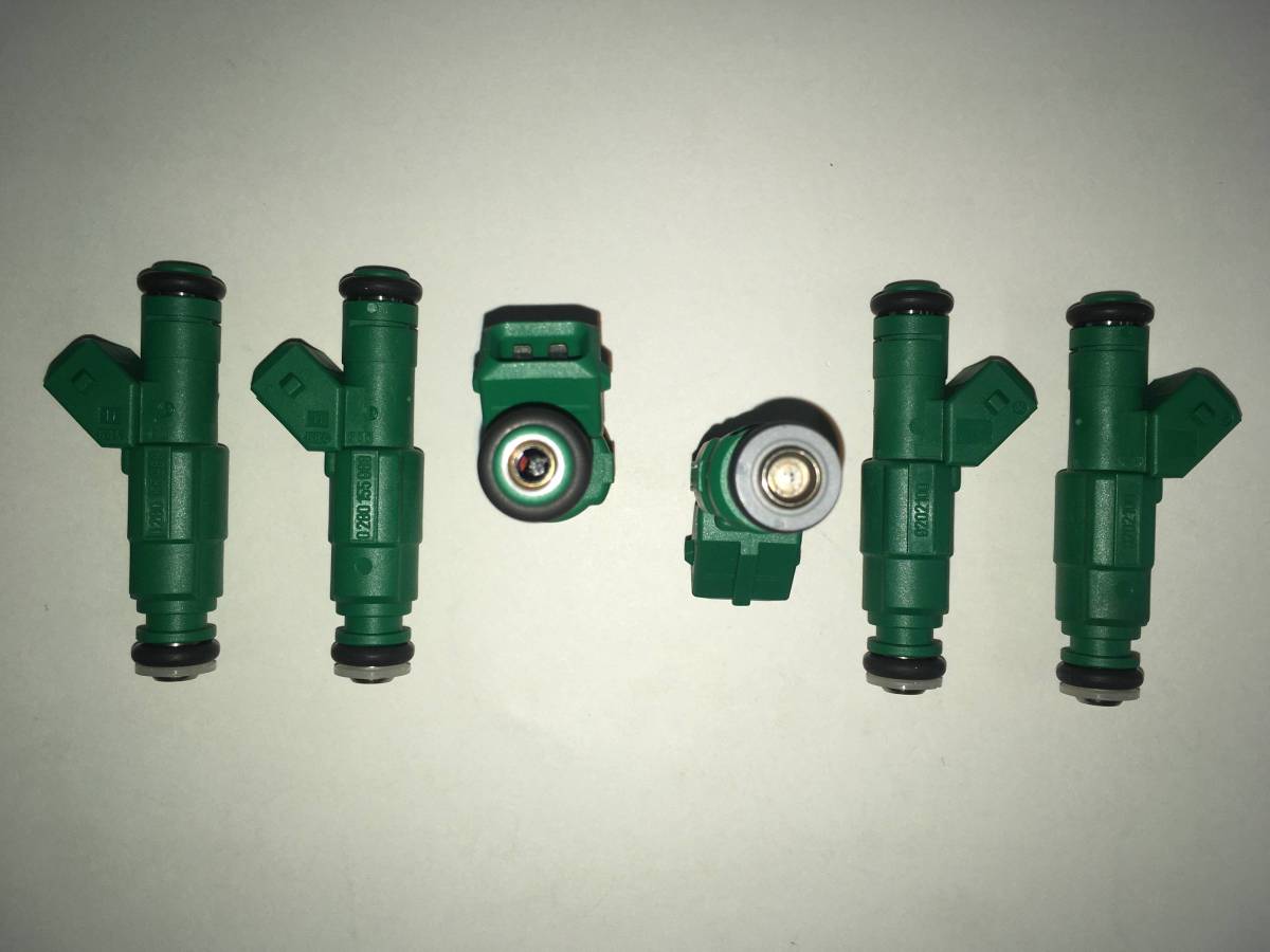 Genuine Bosch 42lb Green Giant EV1 Fuel Injectors Ford Mustang V6  