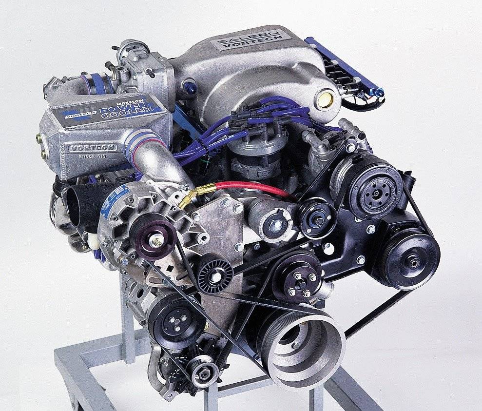 Ford Mustang High Output 5.0L 1986-1993 Intercooled Vortech Supercharger -  V-1 H/D Ti Complete Kit