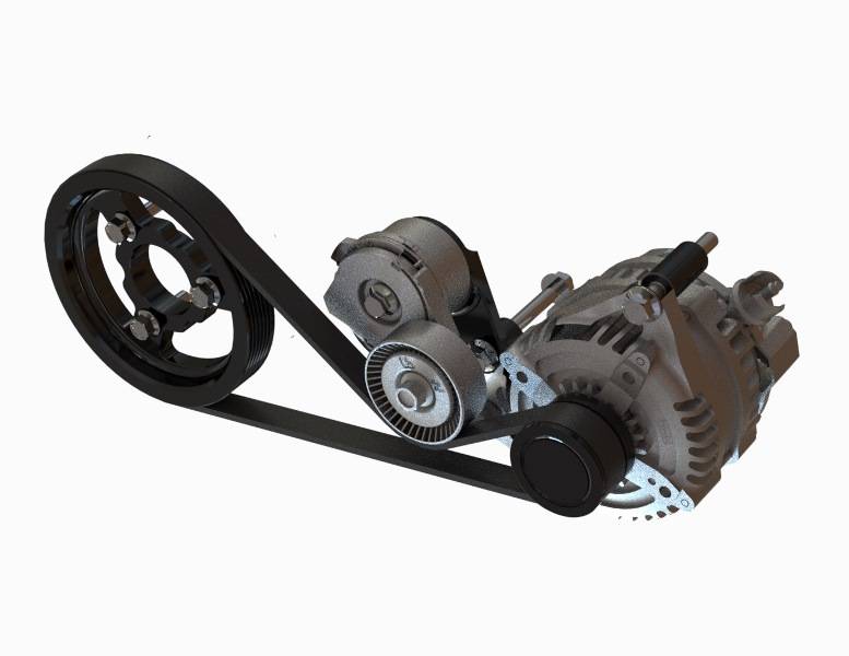 Whipple Superchargers - Whipple Ford Mustang 2011-2020 Coyote Alternator Relocation Kit - Image 1