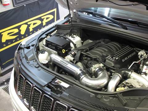 Ripp Superchargers - Jeep Grand Cherokee 6.4L SRT 2015 Intercooled V3 Si RIPP Supercharger Kit - Black - Image 1
