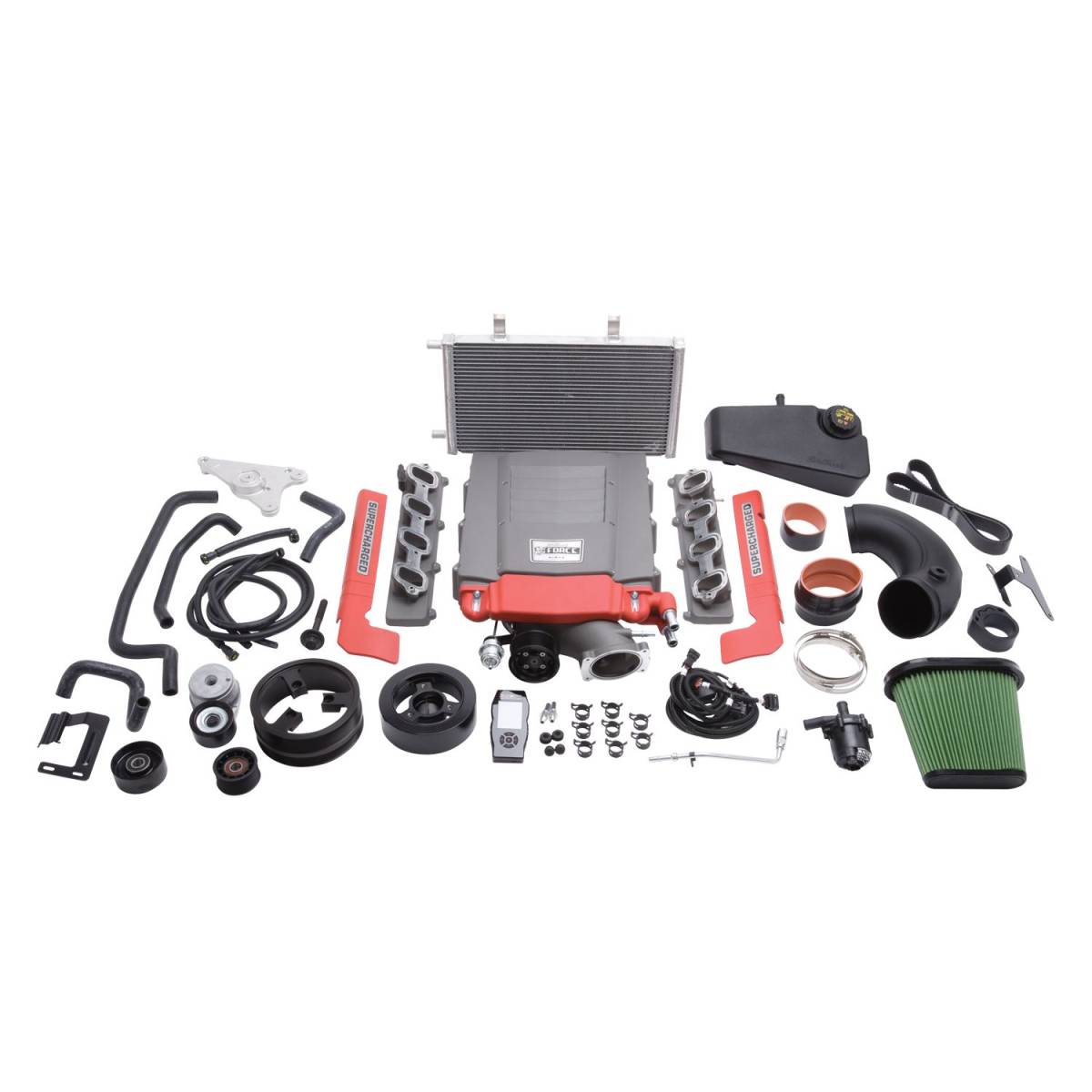 Edelbrock - Chevy Corvette Stingray Z51 Grand Sport Dry Sump 2014-2019 Edelbrock Stage 1 Complete Supercharger Intercooled Kit With Tune - Image 1
