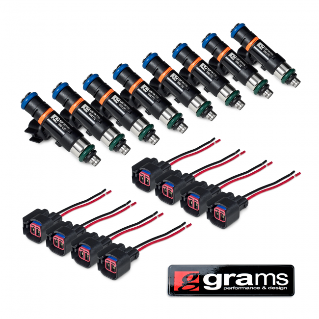 Grams Performance Injectors - Ford Mustang GT500 750cc Grams Performance Fuel Injectors - Image 1