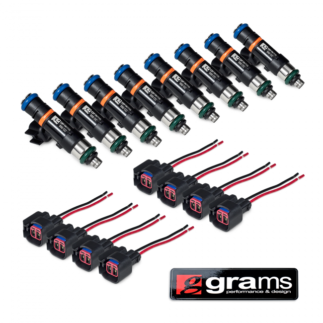Grams Performance Injectors - Ford Mustang GT500 1000cc Grams Performance Fuel Injectors - Image 1