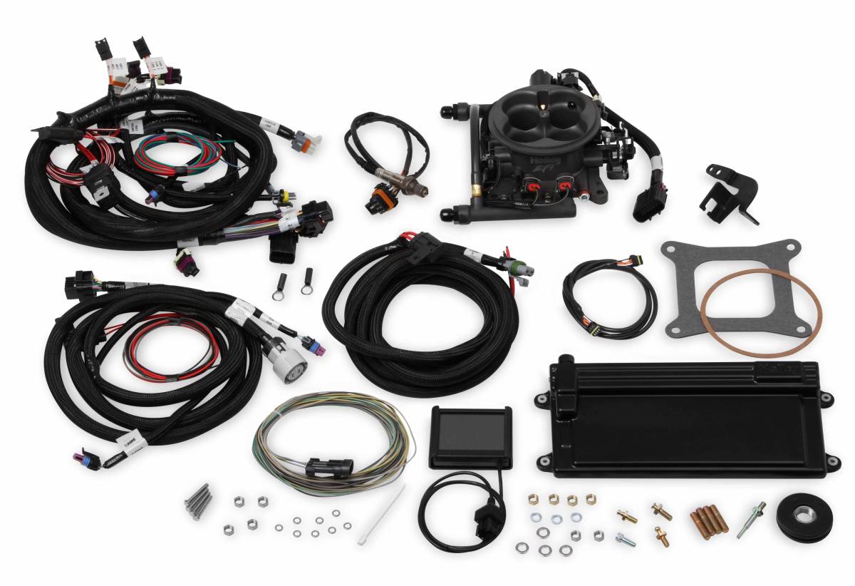 Holley - Holley Terminator LS TBI Kit with Transmission Control for LS1 LS6 & GM Truck 24x - Gray - Image 1