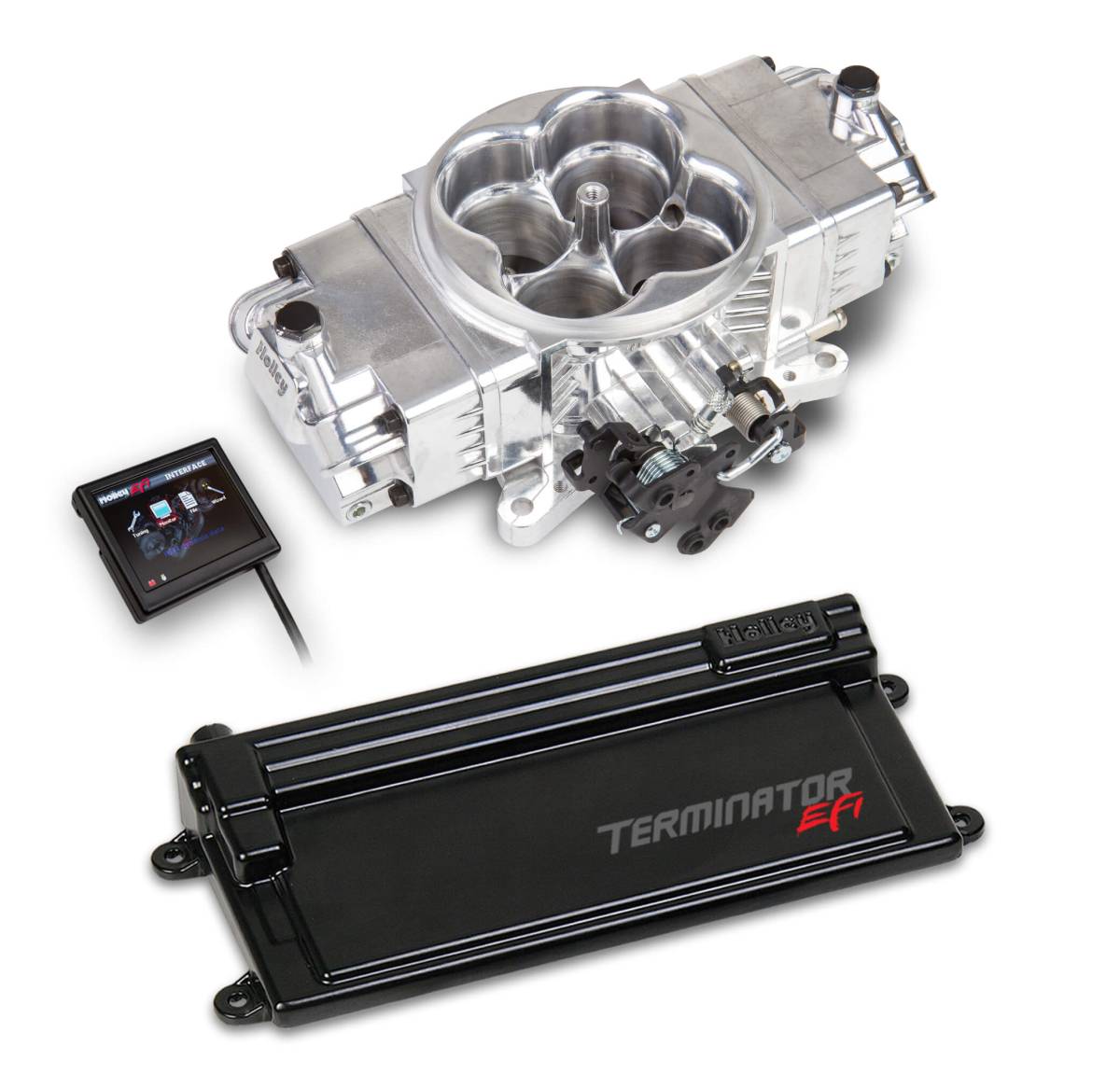 Holley - Holley Terminator Stealth EFI System with Transmission Control - Polished - Image 1