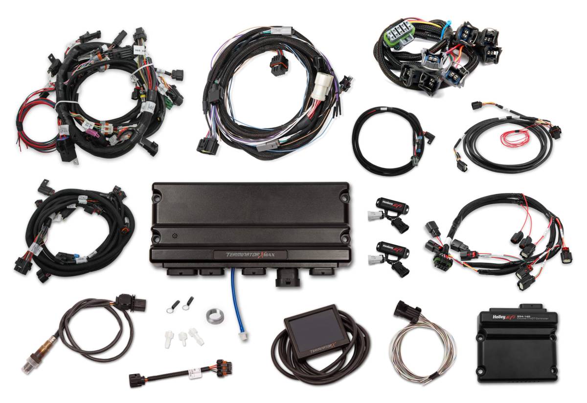 Holley - Holley Terminator X Max MPFI Kit For 2013-2015 Ford Coyote Engines with Ti-VCT, EV1, 98+ 4R70W Transmission, and DBW - Image 1