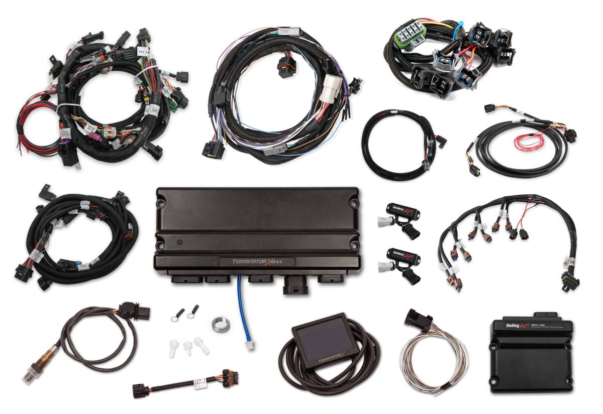 Holley - Holley Terminator X Max MPFI Kit For 2015.5-2017 Ford Coyote Engines with Ti-VCT, EV6, 98+ 4R70W Transmission, and DBW - Image 1