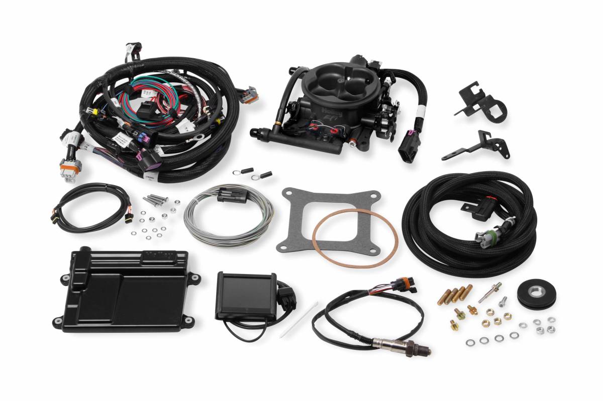 Holley - Holley Terminator TBI 4BBL Kit for LS1 LS6 & GM Truck with Transmission Control 24x - Grey  - Image 1