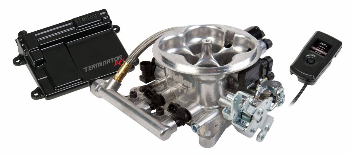 Holley - Holley Terminator EFI 4BBL Throttle Body Fuel Injection Kit - Polished - Image 1