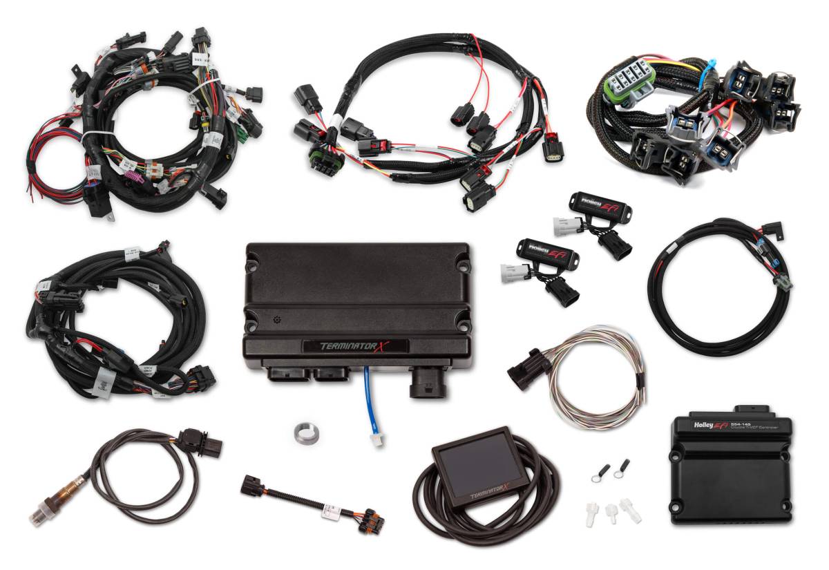 Holley - Holley Terminator X Max MPFI Kit For 2011-2012 Ford Coyote Engines with Ti-VCT, and EV1 - Image 1