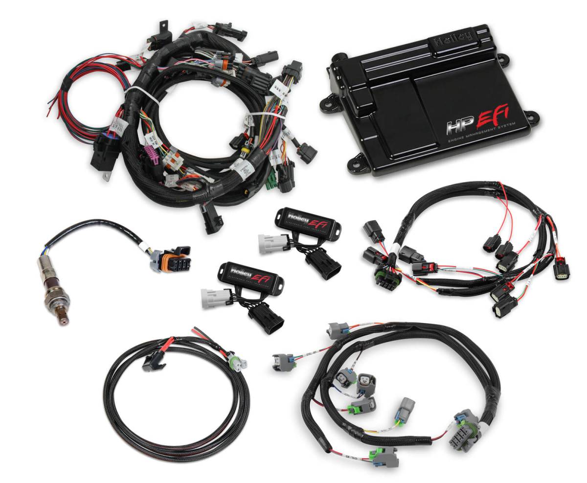 Holley - Holley HP EFI Fuel Injection System - Ford Coyote Engines 2015-2017 EV6 Connectors NTK O2 Sensor - Image 1