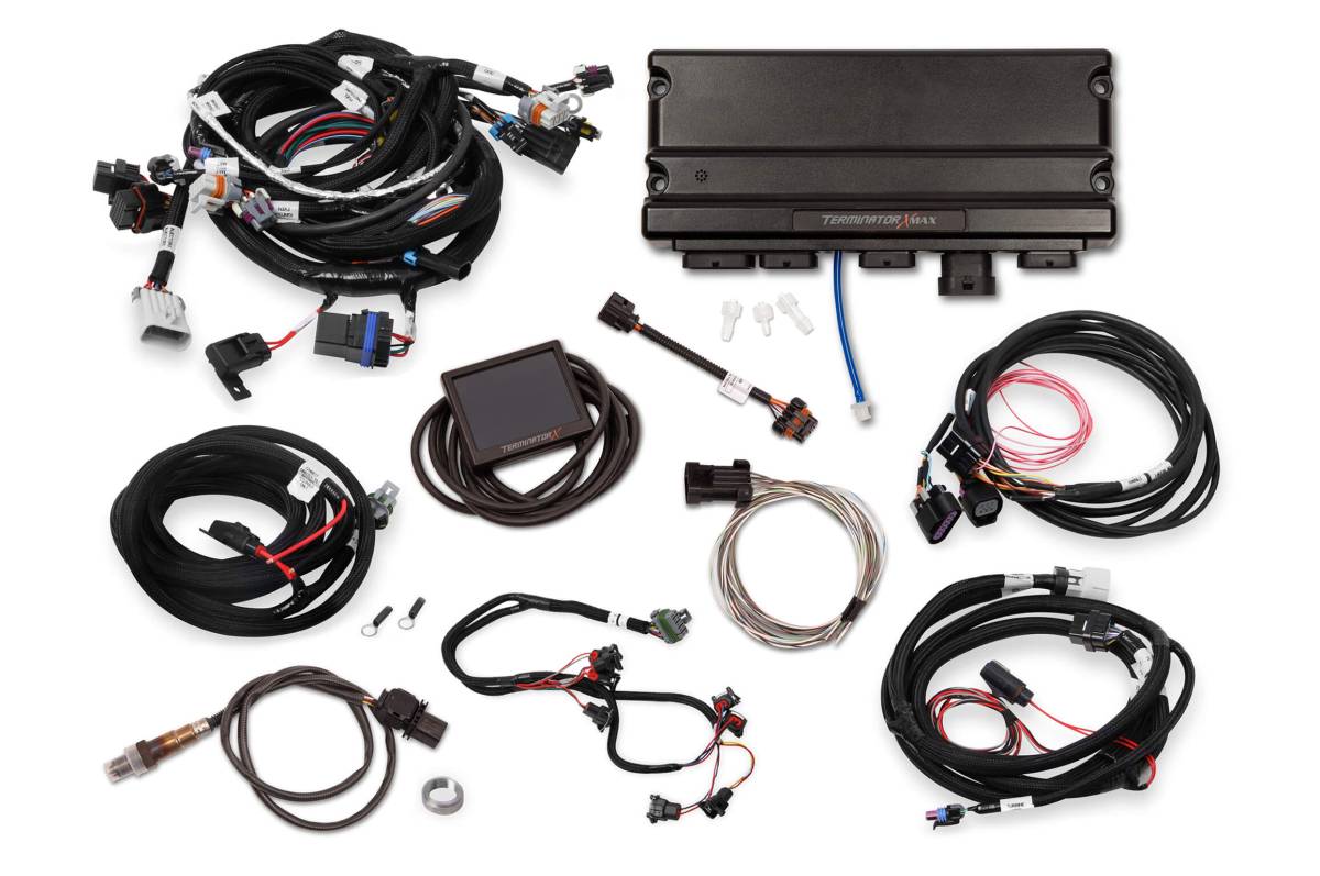 Holley - Holley Terminator X Max MPFI Controller Kit For LS2 LS3 Engines with DBW Throttle Body & Transmission Control - Image 1
