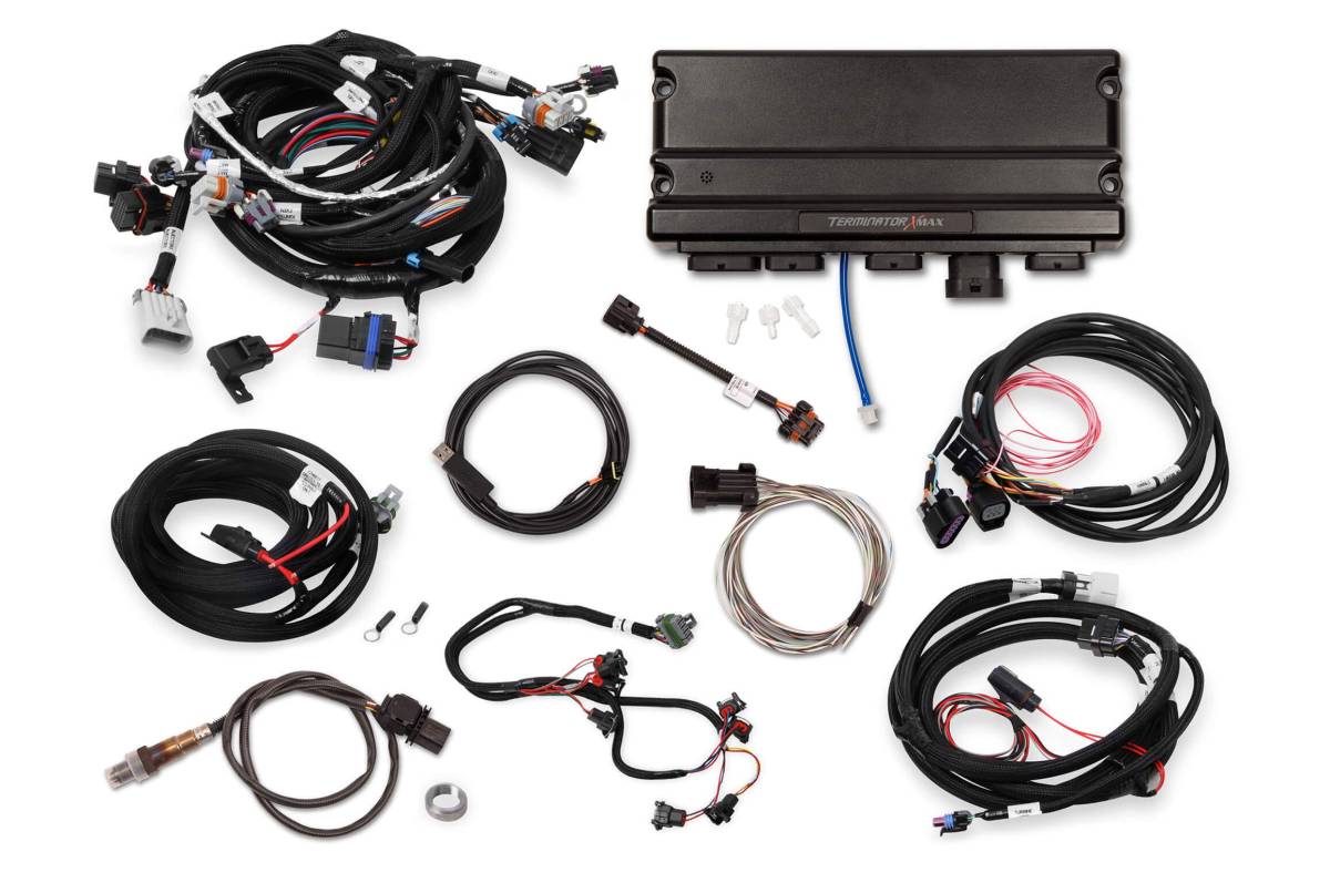 Holley Terminator X Max MPFI Controller Kit For LS2 LS3 Engines with DBW  Throttle Body & Transmission Control - No Handheld 