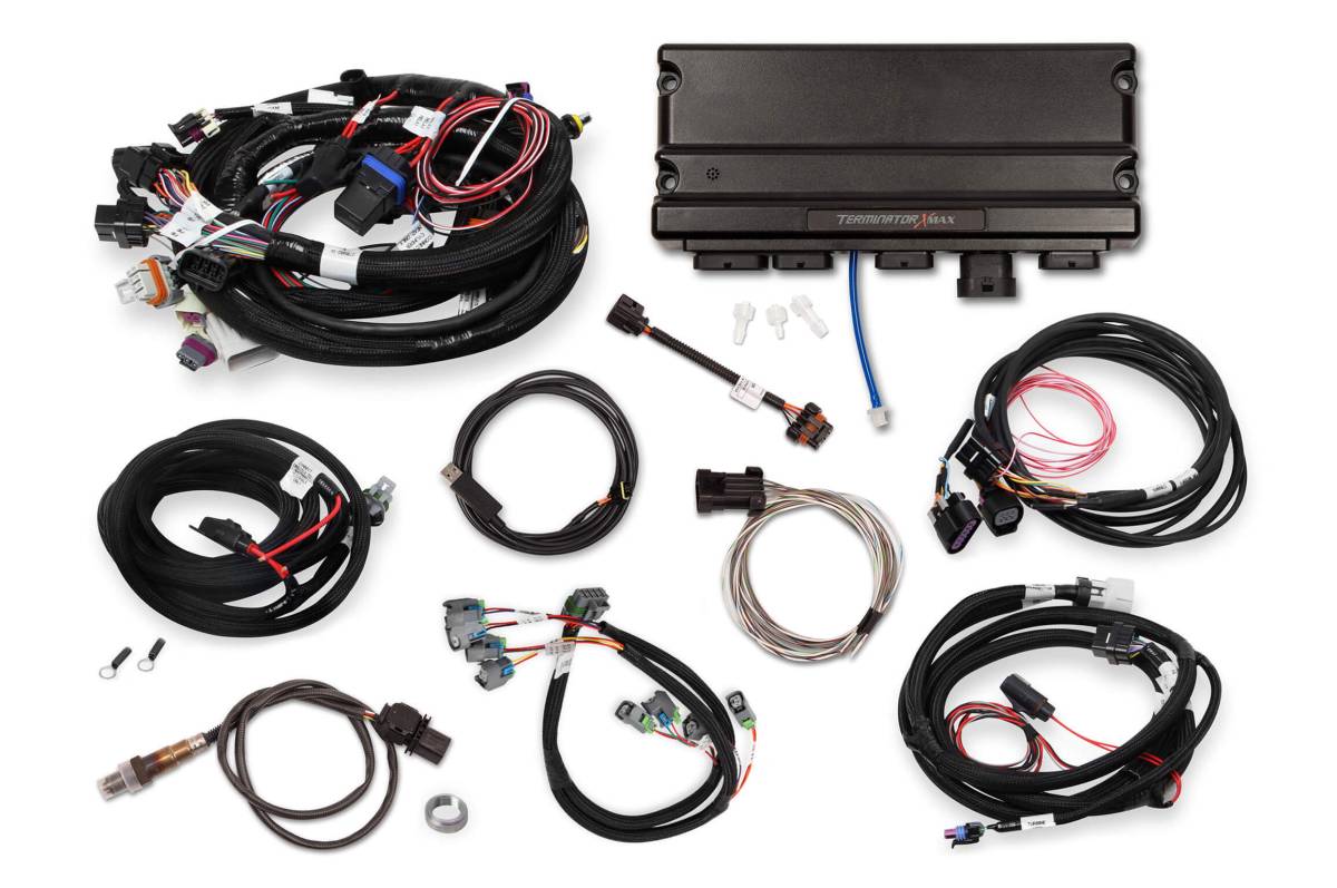 Holley - Holley Terminator X Max MPFI Controller Kit For LS1 LS6 Engines with DBW Throttle Body & Transmission Control - No Handheld - Image 1