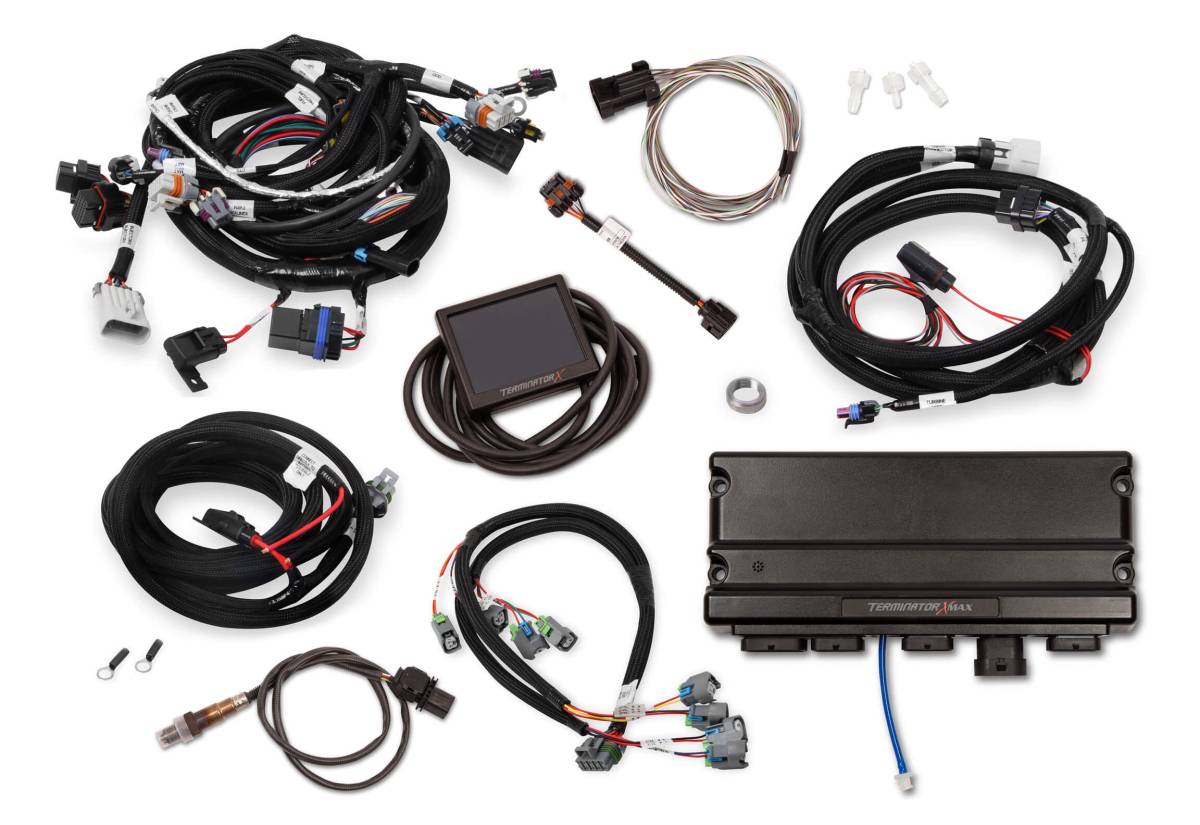 Holley - Holley Terminator X Max LS MPFI Controller Kit for GM Truck and LS2 LS3 58X 4X Cam EV6 with Transmission Control - Image 1