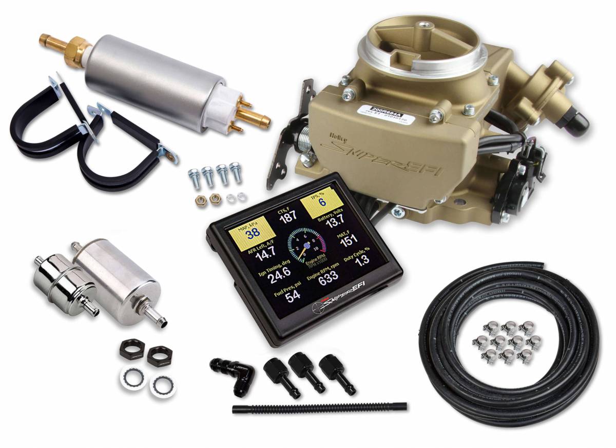 Holley - Holley Sniper EFI 2GC Large Bore Master Kit - Classic Gold - Image 1