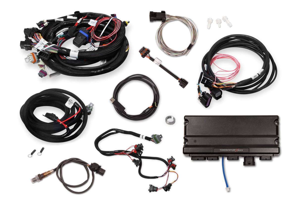Holley - Holley Terminator X Max MPFI Controller Kit For LS2/LS3 58x Crank 4x Cam with DBW Throttle Body - No Handheld - Image 1