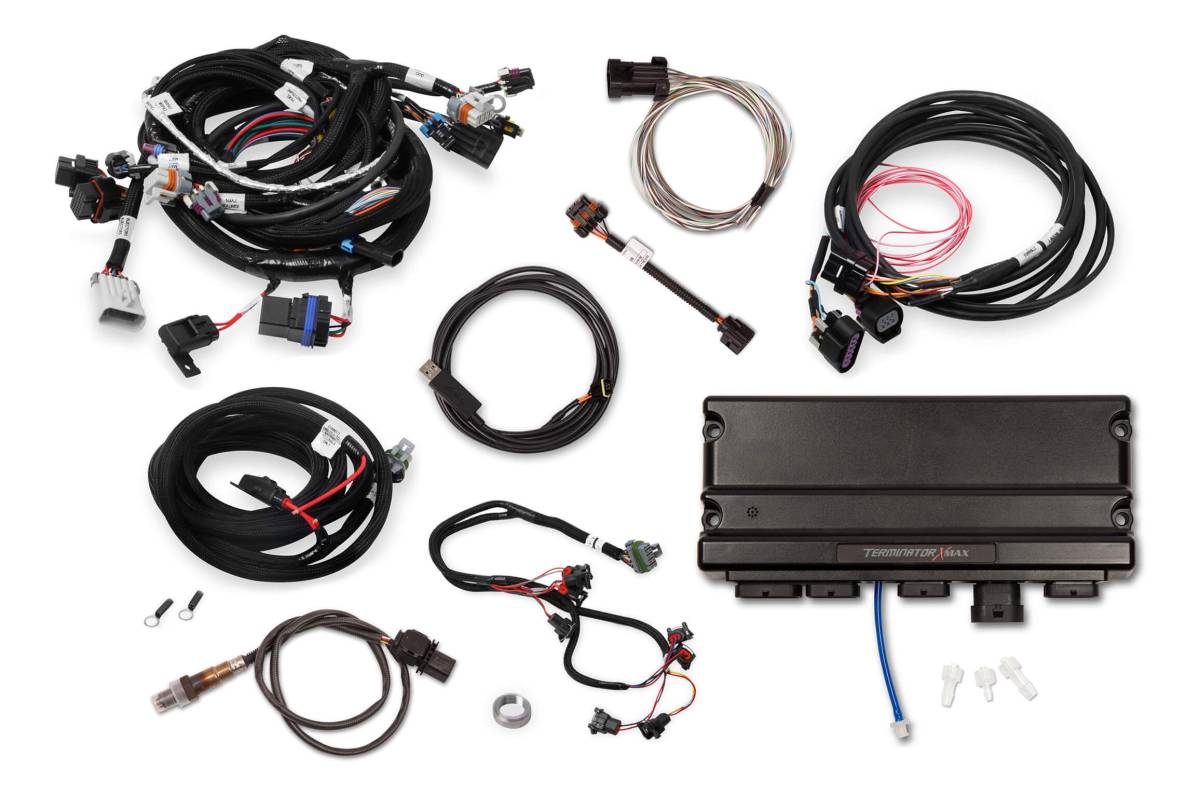 Holley - Holley Terminator X Max MPFI Controller Kit For LS2 LS3 Engines & GM Truck 58x Crank 4x Cam with DBW - No Handheld - Image 1