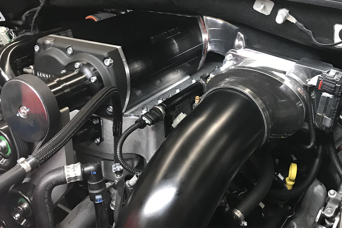 Kenne Bell Superchargers - Kenne Bell 2015-2020 Ford F-150 5.0L Supercharger - Mammoth 3.2L Liquid Cooled Complete Kit Black - Image 1