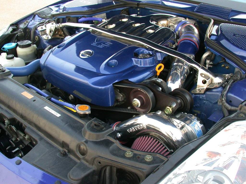 Vortech Superchargers - Nissan 350Z 2003-2004 Vortech Supercharger - Polished V-3 SCI Complete Kit - Image 1
