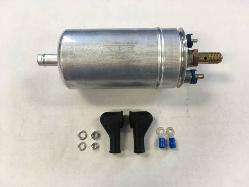 TREperformance - Universal External Inline 255 LPH Fuel Pump with 5/16" Hose Fitting - Image 1