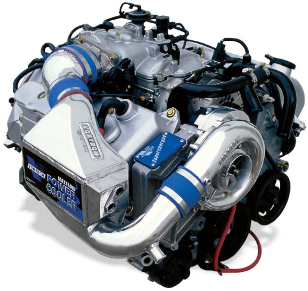 Vortech Superchargers - Ford Mustang Cobra 4.6 4V 1999 High Output Intercooled Vortech Supercharger - Satin V-2 SCi Tuner Kit - Image 1