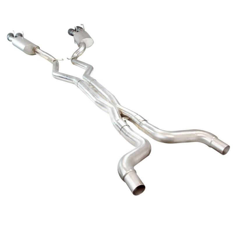 Kooks Headers - Camaro SS/ZL1/1LE 2010-2015 & 2012-2015 Cat Back Exhaust System with Black Quad Tips - Image 1