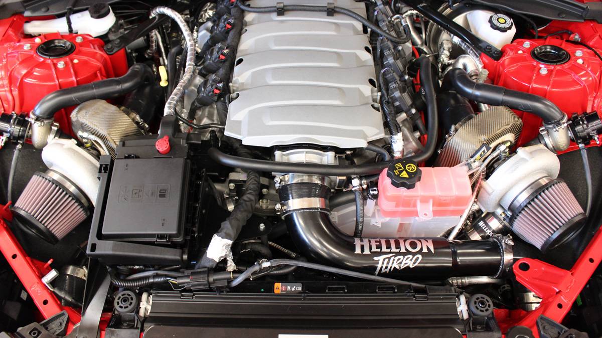 Hellion Turbo - Chevy Camaro SS 2016-2022 LT1 Hellion Eliminator Twin 6266 CEA Turbo Intercooled Tuner Kit - Image 1