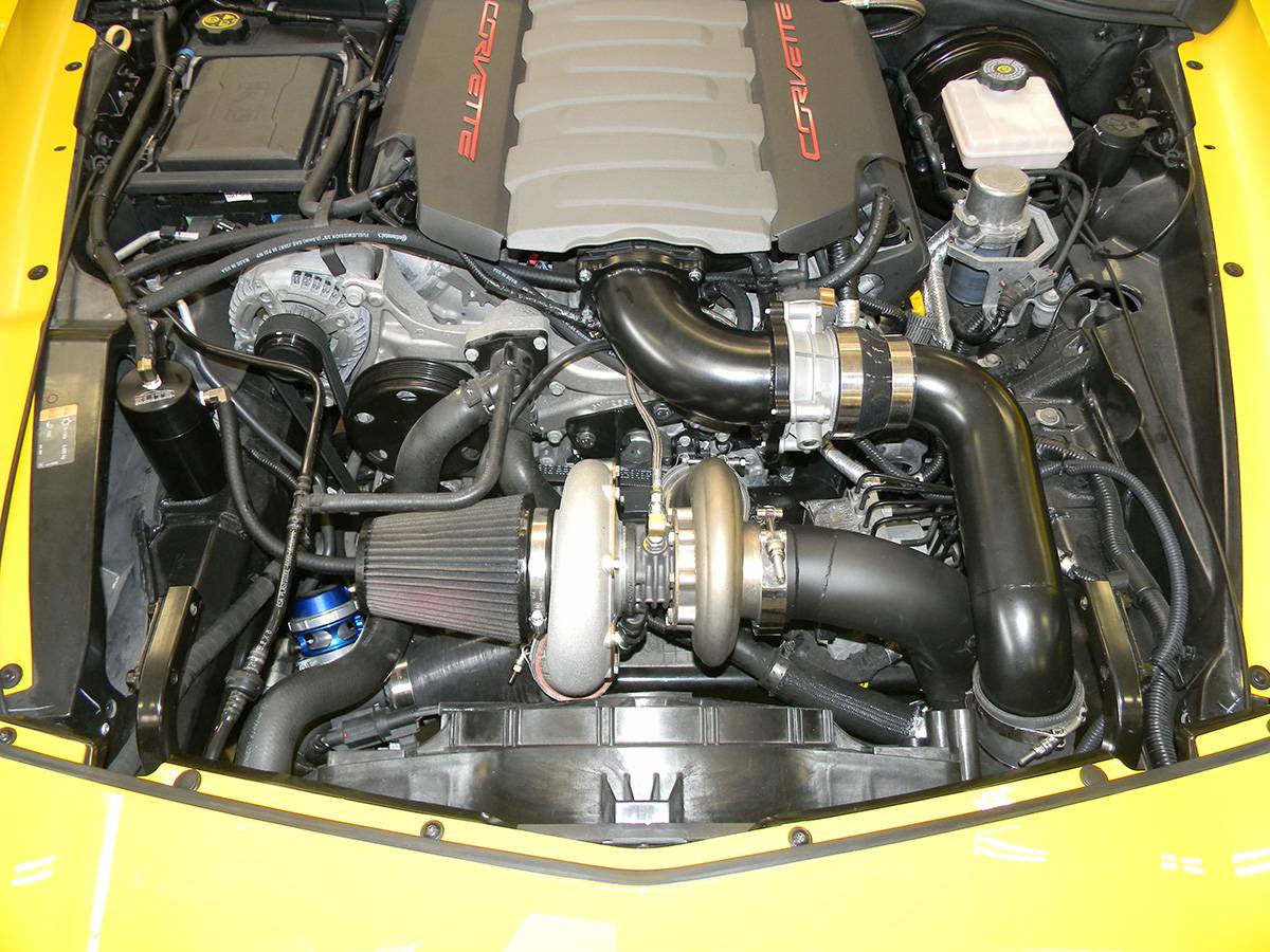 Hellion Turbo - Chevy Corvette C7 2014-2019 Hellion Single 7685 CEA Turbo Intercooled Tuner Kit - Image 1