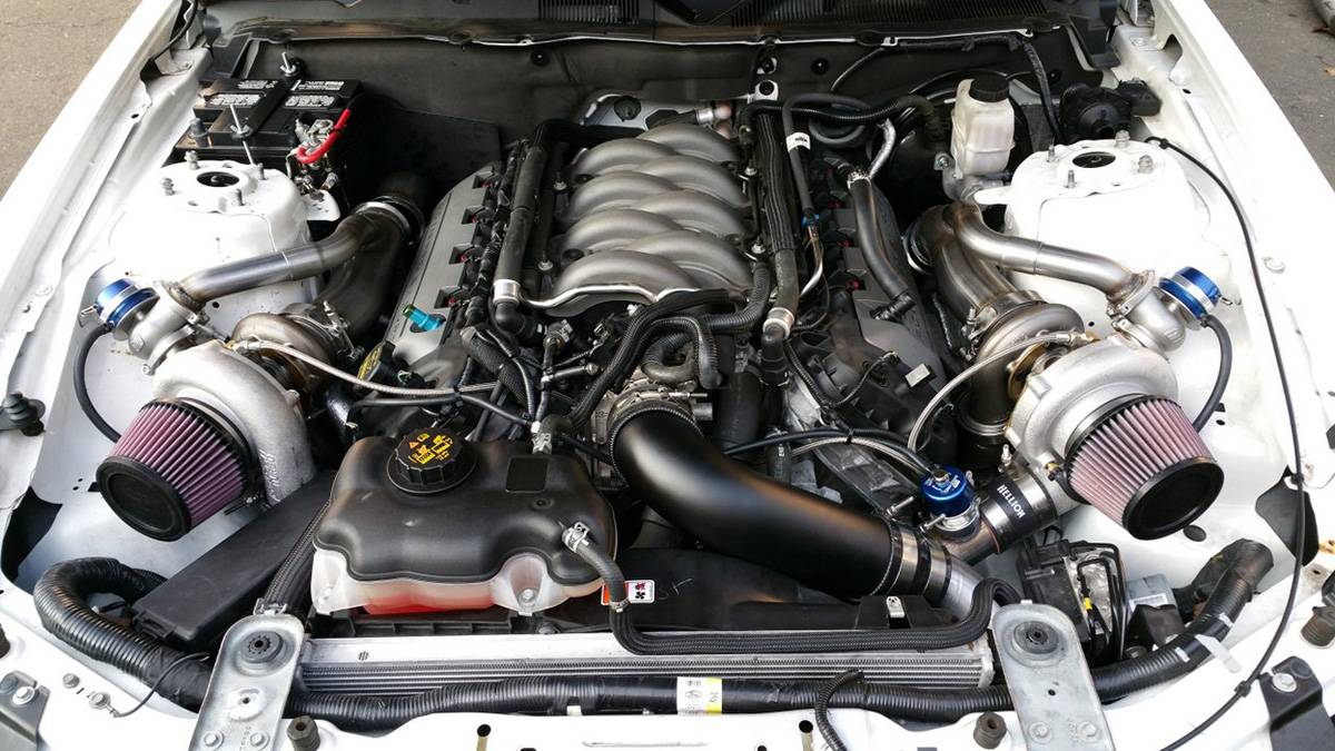 Hellion Turbo - Ford Mustang GT 1996-1998 Hellion Hellraiser Twin 62mm Turbonetics Turbo Intercooled Tuner Kit - Image 1
