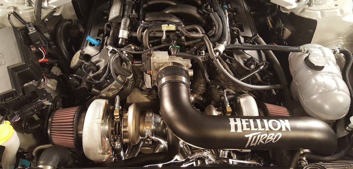 Hellion Turbo - Ford Mustang Shelby GT350 2016+ Hellion Twin 55mm CEA® turbos Intercooled Tuner Kit - Image 1