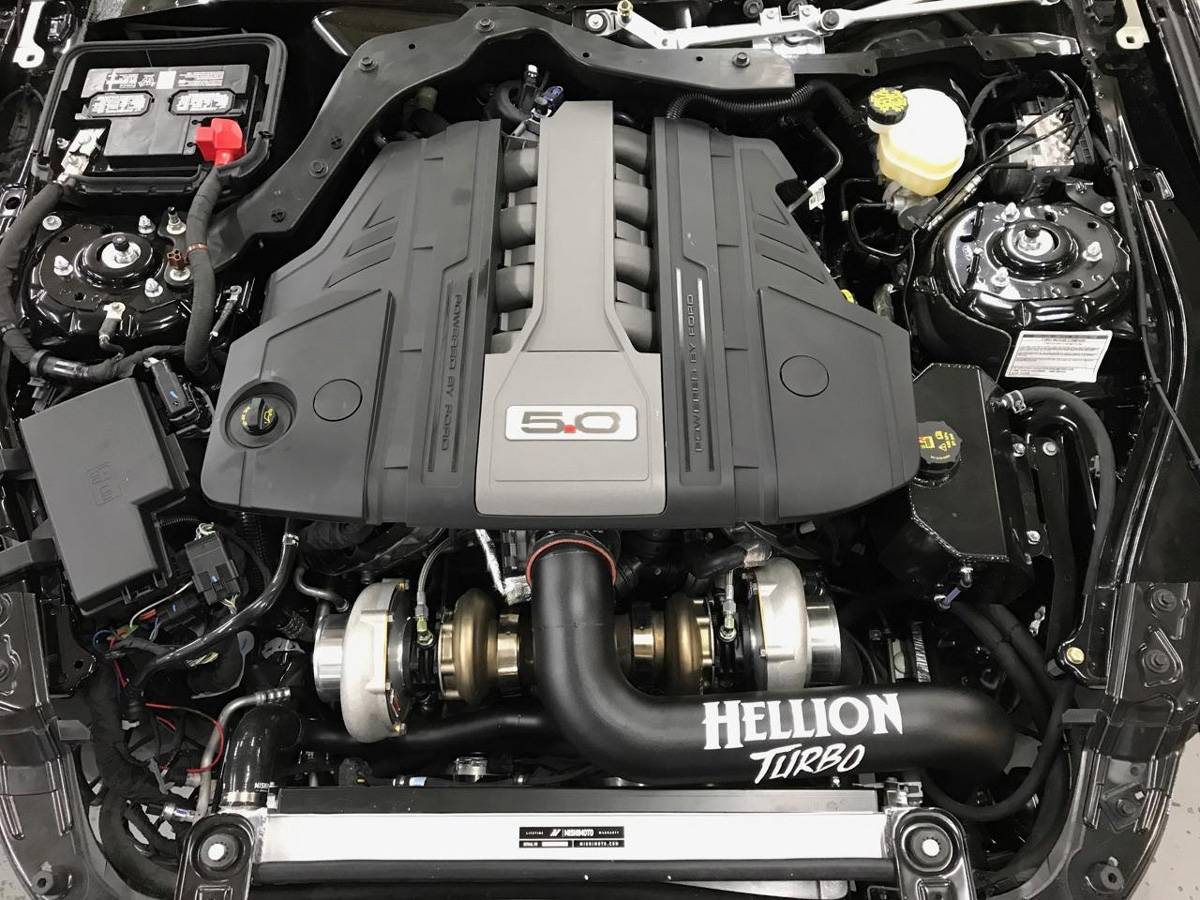 Hellion Turbo - Ford Mustang GT 2018+ Hellion Eliminator Twin Precision 62mm CEA® Turbos Intercooled Tuner Kit - Image 1