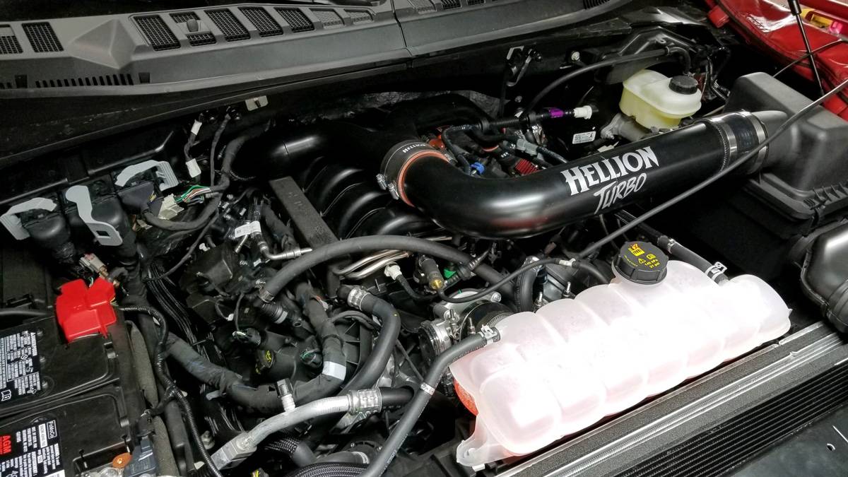 Hellion Turbo - Ford F-150 5.0L 2015+ Hellion Twin Borg Warner 57mm Turbos Intercooled Tuner Kit - Image 1