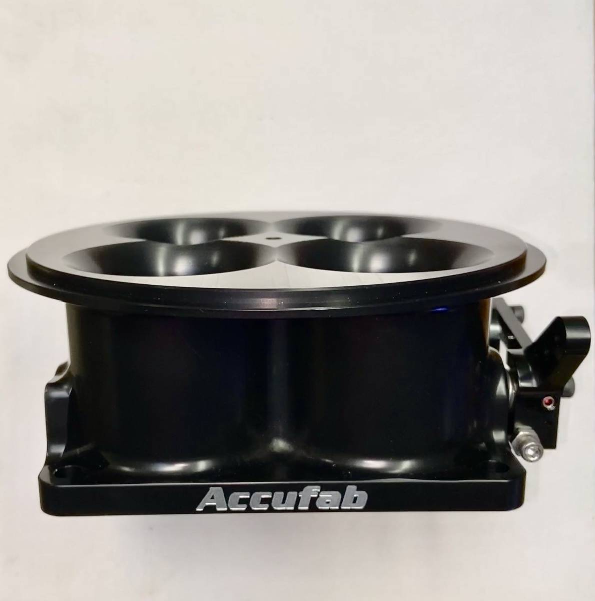 Accufab Racing - Accufab 4-Barrel 5500 Black Anodized Competition Throttle Body - Image 1