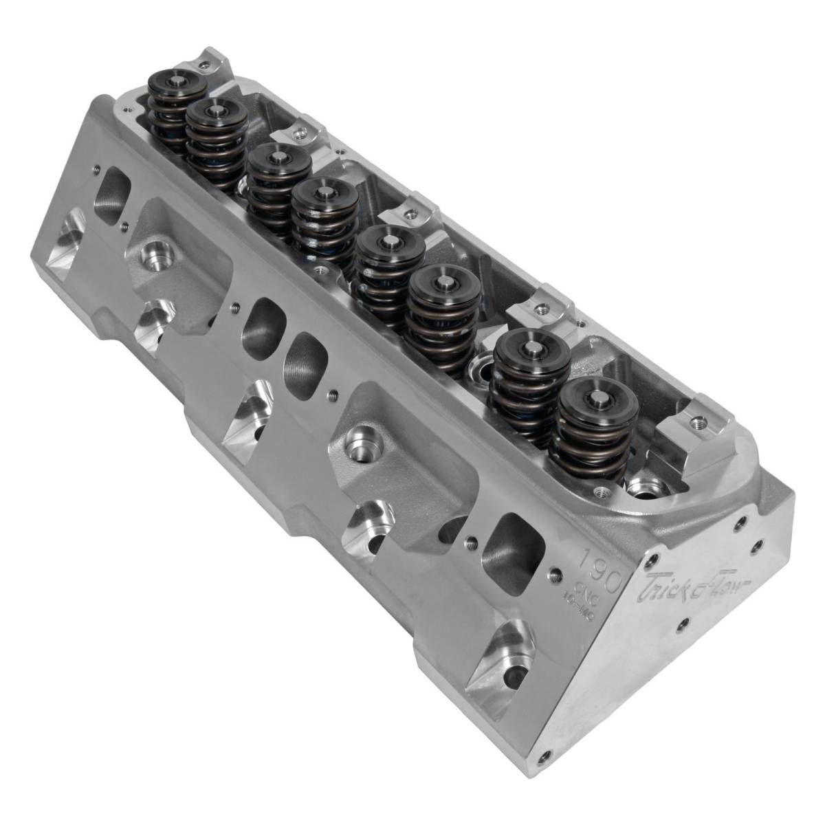 Trickflow - Trickflow PowerPort Small Block Mopar 190cc CNC Ported Cylinder Head, Max Lift .650, Chromoly Retainers - Image 1