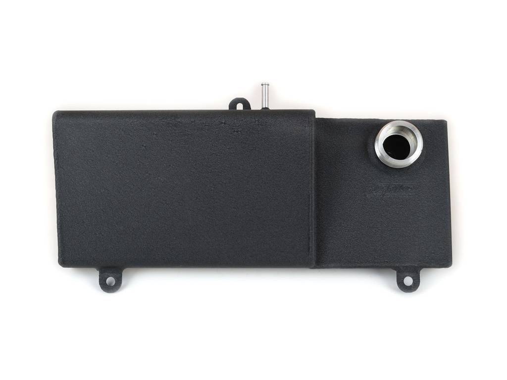 Canton Racing Products - Aluminum Expansion / Fill Tank 1996-2004 V8 Mustang Stock Neck - Black Powdercoated - Image 1
