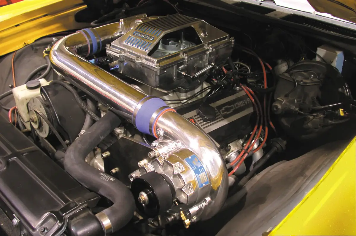 Vortech Superchargers - Universal Big Block Chevy "Low Mount" Carbureted Vortech Supercharger 50mm Cog Drive - Image 1