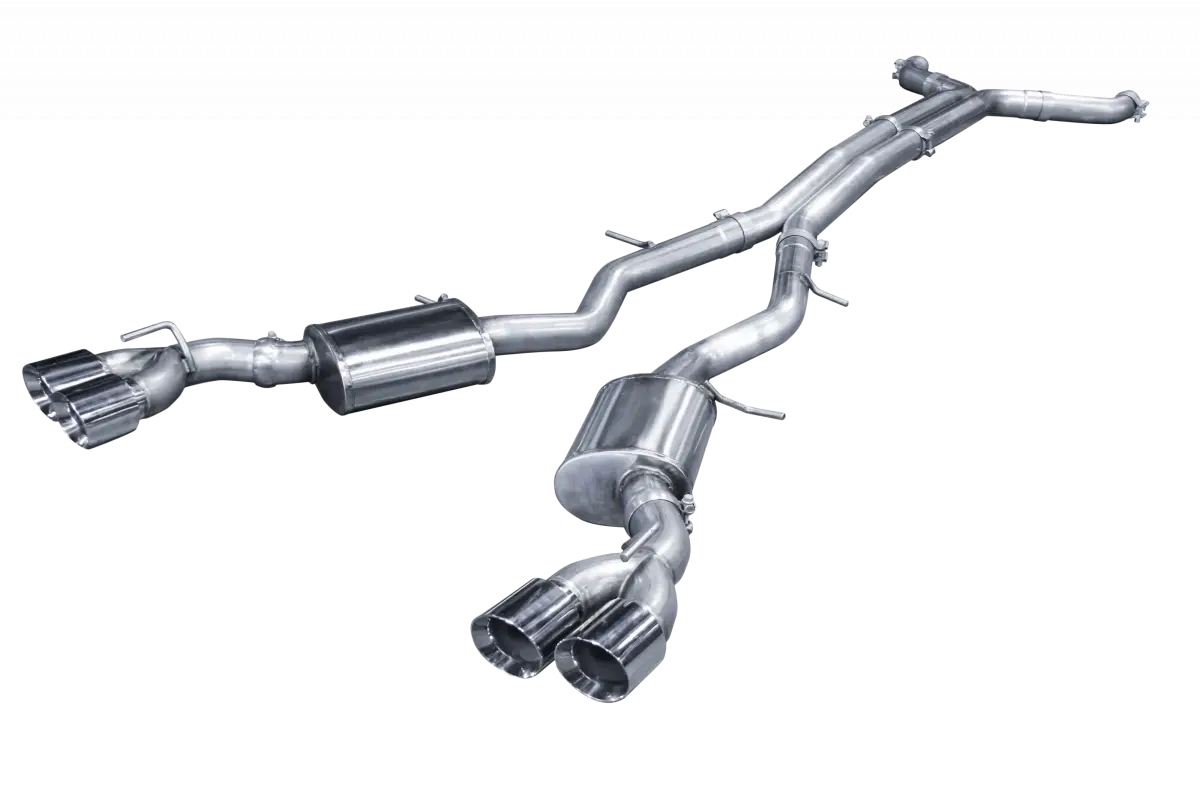 American Racing Headers - ARH Cadillac CTS-V 2016+ 3" x 3" Full Catback Exhaust With Stainless Steel Tips - Image 1