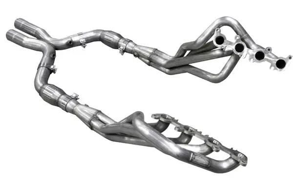 American Racing Headers - ARH Ford Mustang 5.0L 2018+ 1-3/4" x 3" Long Tube Headers With Catted X-Pipe Bottleneck Eliminator System - Image 1