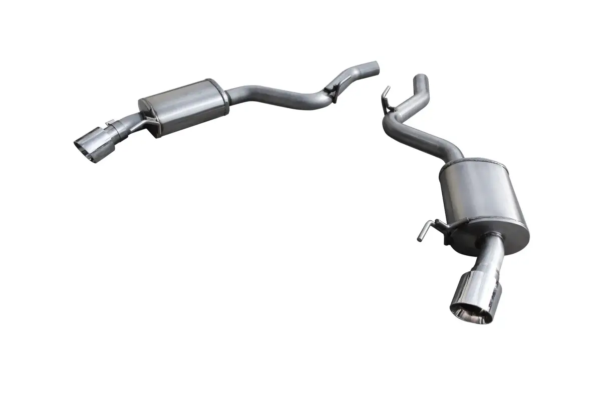 American Racing Headers - ARH Ford Mustang S550 2015-2017 2-1/2" x 2-1/2" Axle-back With Dual Stainless Steel Tips - Image 1
