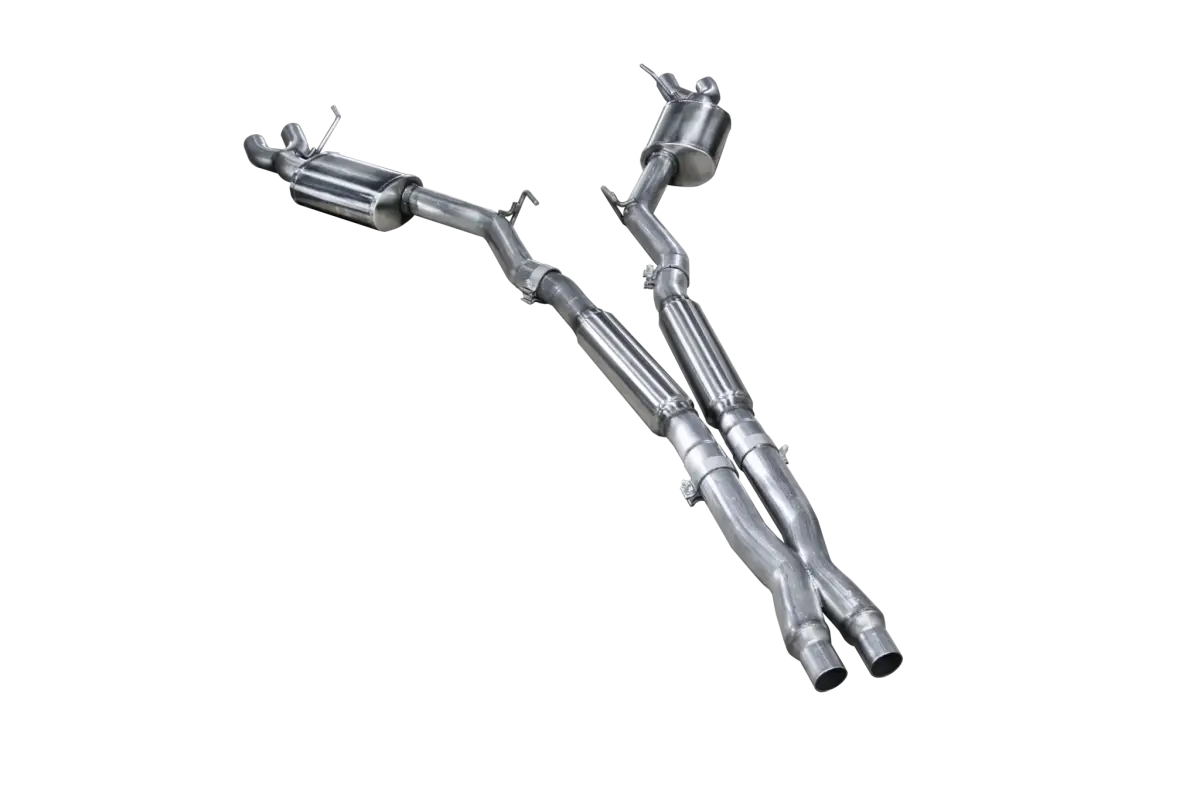 American Racing Headers - ARH Shelby GT350 Mustang 2016+ 3" x 3" Catback With Quad Stainless Steel Tips - Image 1