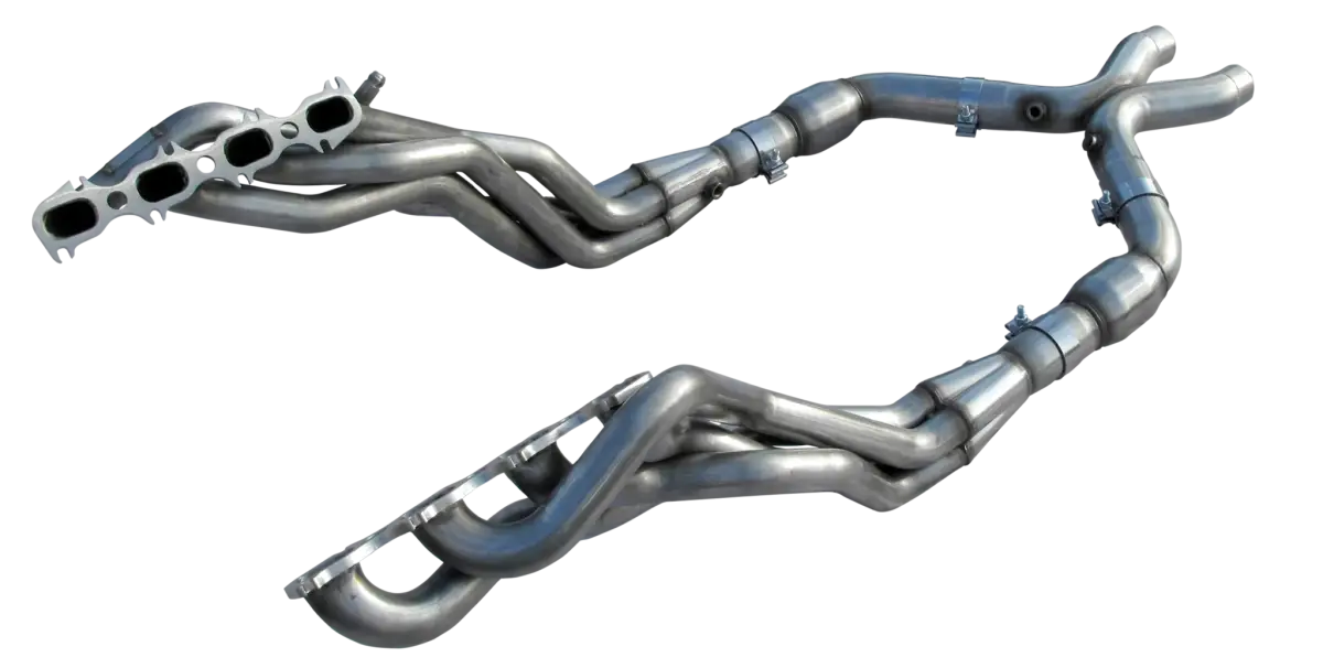 American Racing Headers - ARH Shelby GT500 Mustang 2011-2014 1-7/8" x 3" Long Tube Headers With Catted X Pipe - Image 1