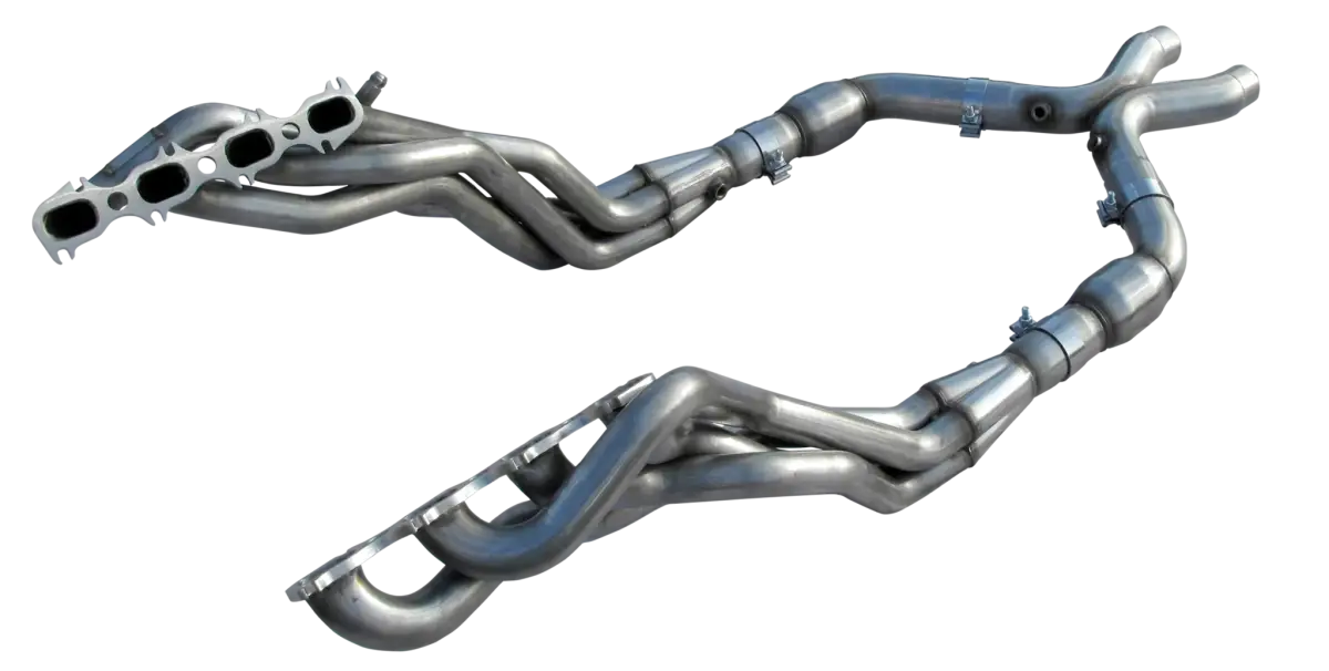American Racing Headers - ARH Shelby GT500 Mustang 2007-2010 1-7/8" x 3" Long Tube Headers With Catted X-Pipe - Image 1