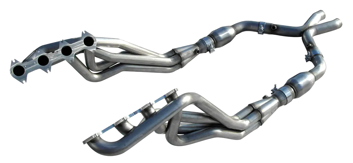 American Racing Headers - ARH Ford Mustang 3 Valve 2005-2010 1-5/8" x 2-1/2" Long Tube Headers & Catted X-Pipe - Image 1