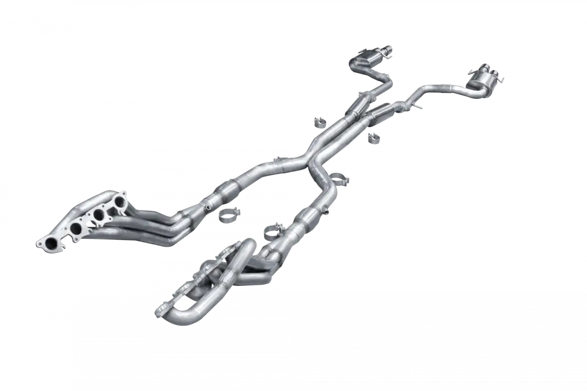 American Racing Headers - ARH Lexus RCF 2015+ 1-7/8" x 3" Long Tube Headers & Catted X-Pipe With Stainless Steel Quad Tips - Image 1